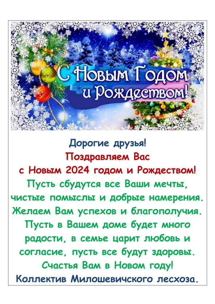 Поздрав из Милошевич с НГиР 2024